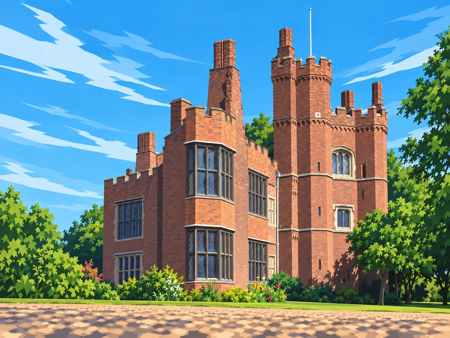 Illustration of Gainsborough Old Hall