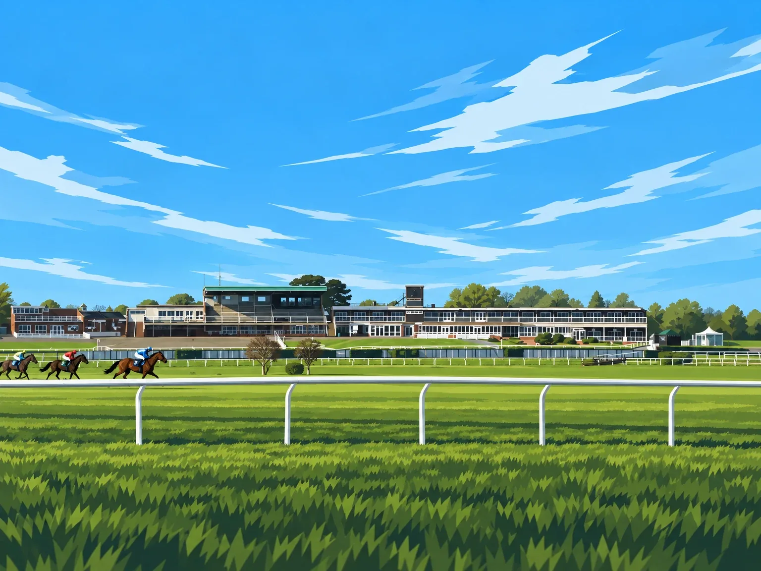 Illustration of Market Rasen Racecourse